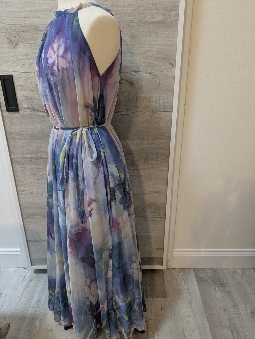Chicwish Ethereal Lavender Watercolor Maxi Dress - Picture 6 of 7